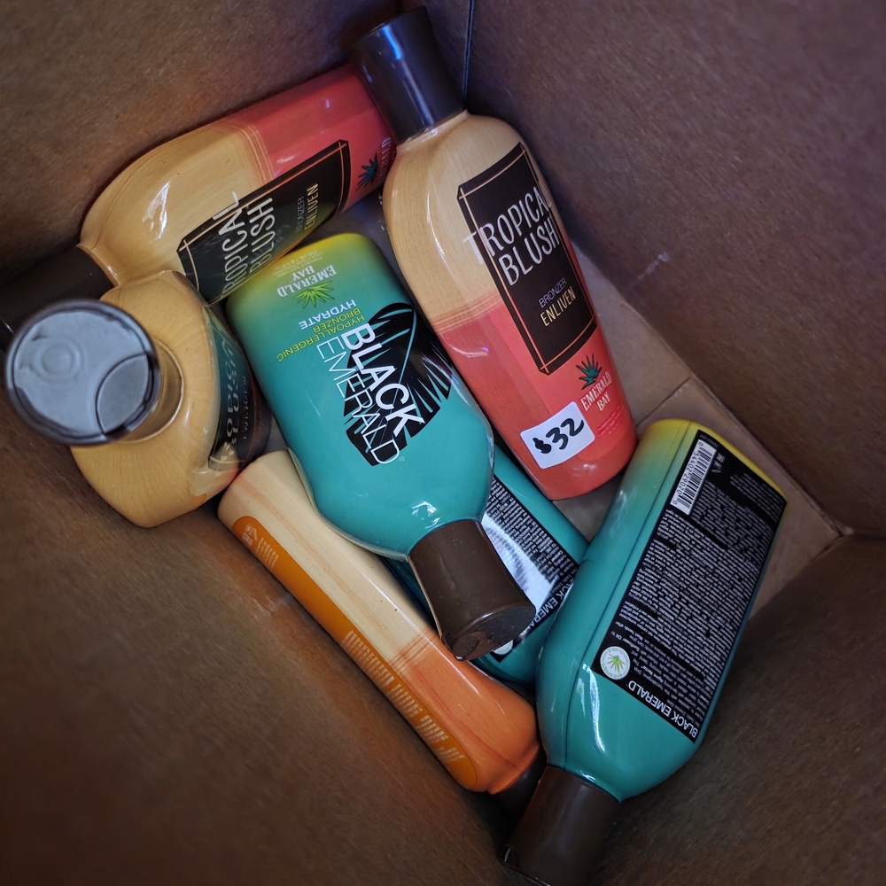 Tropical Blush and Black Elixir Lotions